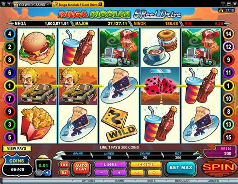 mega moolah 5 reel drive slot|Mega Moolah 5 Reel Drive > Play for Free + Real .